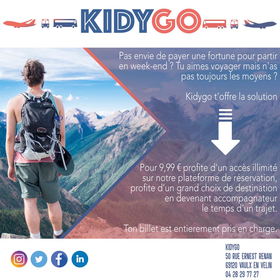 Vous aussi rejoignez-nous au sein de La-Team Kidygo.
👉👉👉 kidygo.fr 👈👈👈

#kidygo  #teamygo #capjuniors #famille #transport #accompagnement #enfants #voyage #france #sncf #teamygo #capjuniors #tourisme #vacances #summer #parents #bus #TRAIN #coloniedevacances