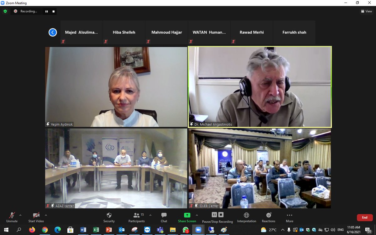 thalassaemiaTIF's tweet photo. #HappeningNow🔥 
First taste of action in #Day2 of #TIF’s virtual #training sessions for #thalassaemia-treating #doctors and #nurses from Northwest #Syria!

#TIFEducation #onlinetraining #thalassemia #healthcareprofessionals #haemoglobindisorders #health #communitysupport https://t.co/Ge4jhGFCsW
