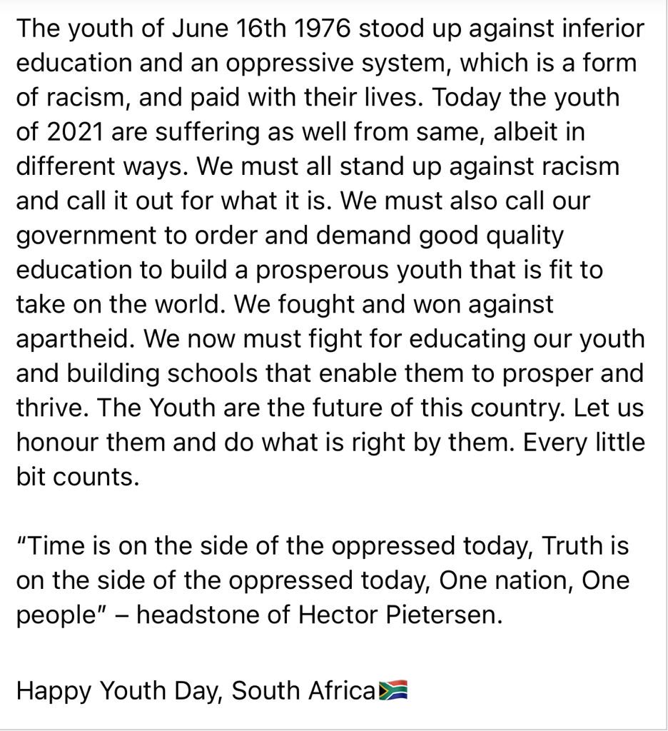 MakoleMupita's tweet photo. My Youth Day reflections. https://t.co/0dx7MpptvP