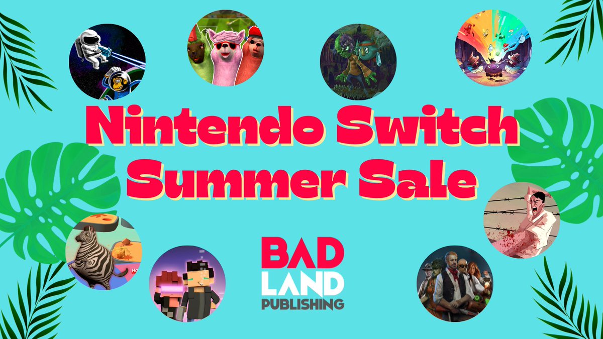 It's summer (sale) time! 🏝️
You can find some of our #indiegames with a special discount for a limited time on Nintendo Switch, don't miss out!
<a href="/FlyingBeastLabs/">A Rite From the Stars 💫 on all platforms</a> <a href="/Salt_Castle/">Salt Castle - Alpaca Ball 🦙⚽</a> @OniriaCrimes <a href="/LastChickenGame/">Last Chicken Games</a> <a href="/vanirproject/">The Vanir Project</a> <a href="/Fictiorama/">Fictiorama 🔮The Fabulous Fear Machine OUT NOW!!!</a> <a href="/BliniGames/">Blini Games</a>