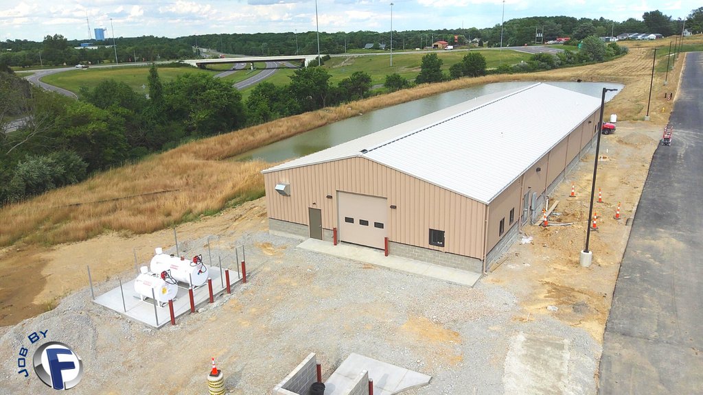 FoundationSteel's tweet photo. Put up this 7500 sf @butlerbuildings with @BlueScopeConst &amp; Brentwood Builders for @GreeneCCC ~ This Maintenance Facility is a wonderful addition to the #GCCC. 
#FoundationSteel #UnionStrong #BrentwoodBuilders #ButlerBuildings https://t.co/bwRtqqNdTv