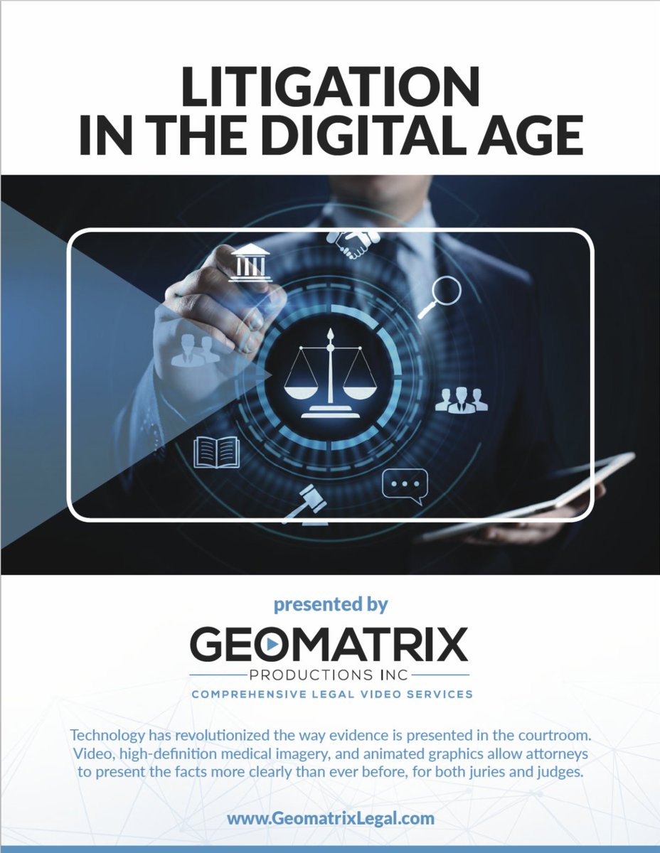 GeomatrixVideo's tweet photo. How Attorneys use Digital Tools to Win Cases https://t.co/ZAZz8neXIK https://t.co/HHGo1KlsyC