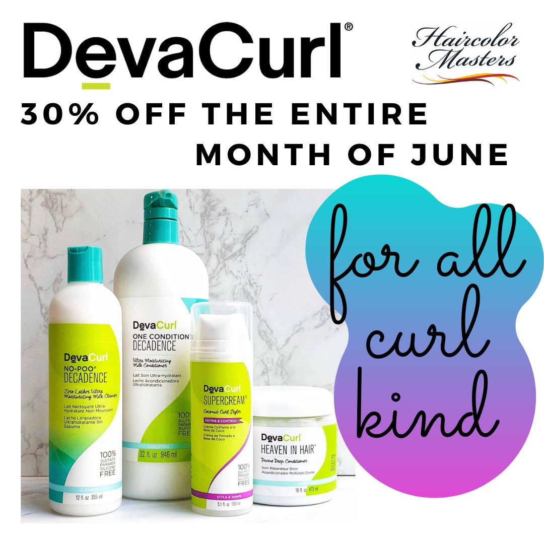 HrcolorMasters's tweet image. 30% off DevaCurl the month of June
💚
Always made with nourishing, hydrating ingredients
💚
#devacurlpro #haircolormastersny #corningny #paintedpost #shoplocal #southerntier #elmirany #bigflatsny #corninghairdresser #corninghair #goldwellny #iamgoldwell #goldwellapprovedus