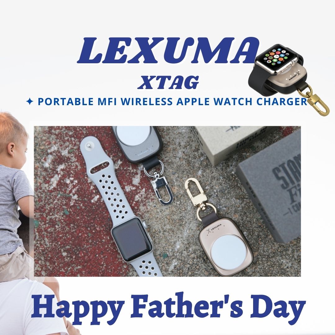 Lexuma_Official's tweet photo. You should take a look at LEXUMA XTag.
⭐Each XTag Apple Watch portable power bank has a MFi Certified Charging Module.
⭐Able to charge your Apple Watch twice when XTAG is fully charged.

Get one NOW and surprise your dad：
https://t.co/EXWk0usHpa

#fathersdaygift #giftforhim https://t.co/fuCBYRRm8e