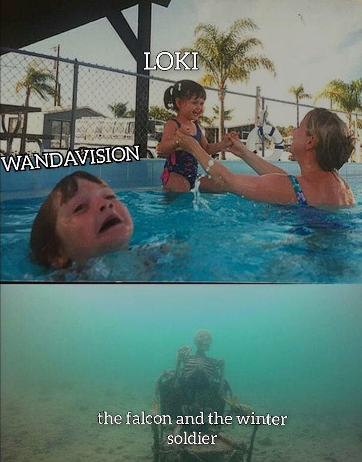 Todos así con la serie de Loki versus las otras anteriores de Marvel 😜🤣🤣🤣 #Loki #TVA #Mobius #Renslayer #Marvel