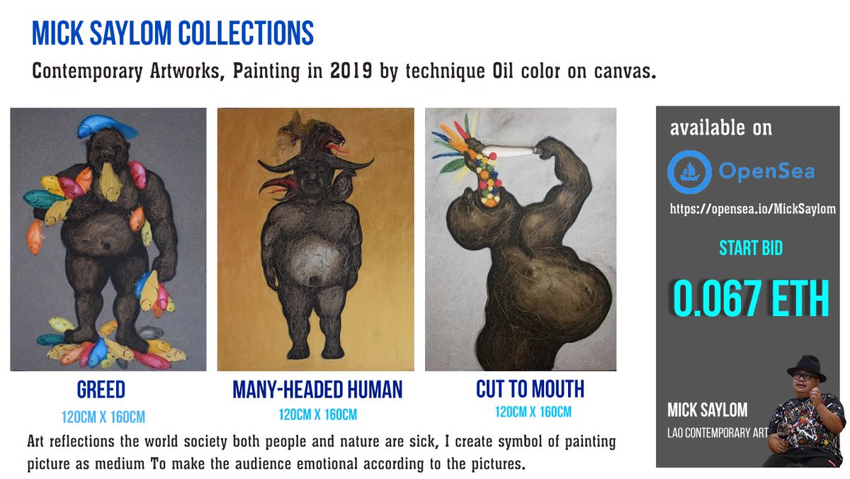 MickSaylom's tweet photo. @TomorrowGallery New NFT collections hope you like it
Check here https://t.co/aDbP6a2yfp https://t.co/6G4gAKekNc