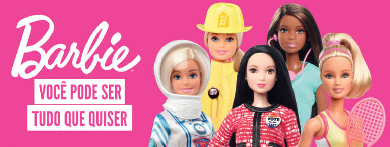 Barbie você pode ser tudo que quiser 