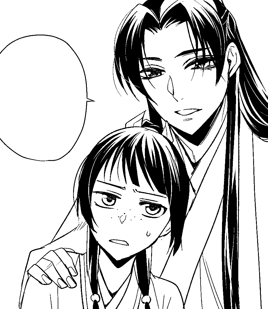 藤間先生、ありがとうございます!
おもわず壬氏くんを描く手に力が入る… 