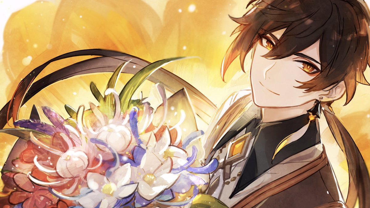 ayuki_rin's tweet photo. 🌸take a hint .*･ﾟ
— #zhongluc socmed au !

the kids of a single father, zhongli, are tired of seeing him look so lonely. one day, one of his kids came up with an idea to set him up with someone, someone who happens to be diluc, zhongli's ex-boyfriend from highschool. https://t.co/kMdSWP50Dp