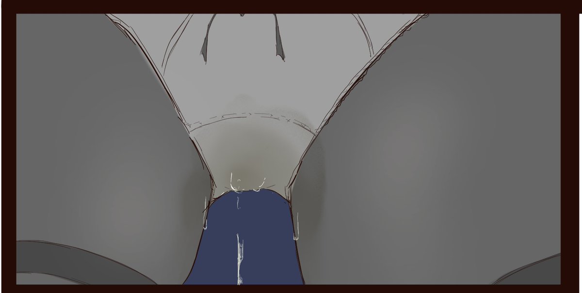 タイツ越しのチビりパンツ… 