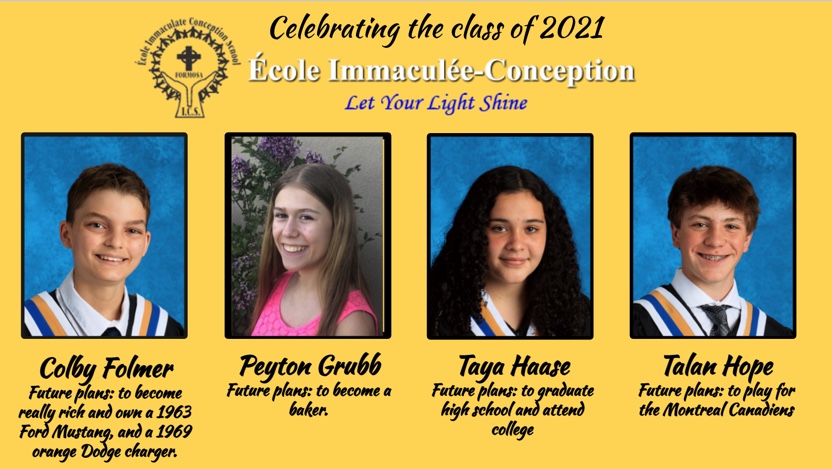 Congratulations to Colby, Peyton, Taya and Talan! Class of 2021!   #bestrongandicson