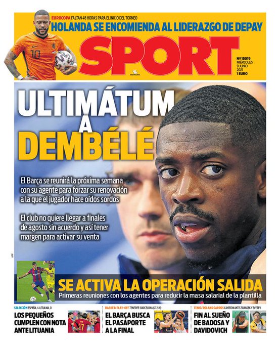 Total Barca On Twitter The Club Hands Dembele An Ultimatum