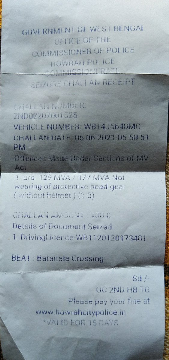 SurjoChatterje2's tweet photo. @hwhcitypolice 
Respected sir,
I can't pay online. I can't pay online by going to your side. It would be nice if you could help me. https://t.co/7Pi91gLoc6