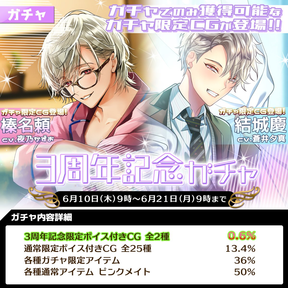 プラスメイト 結城慶4.5周年ハートカード - キャラクターグッズ