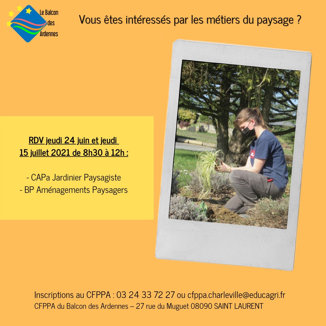 Balcon_08's tweet photo. #session d'information et d'inscription aux formations de la #filière #paysagère https://t.co/b4rUMe6HPd
