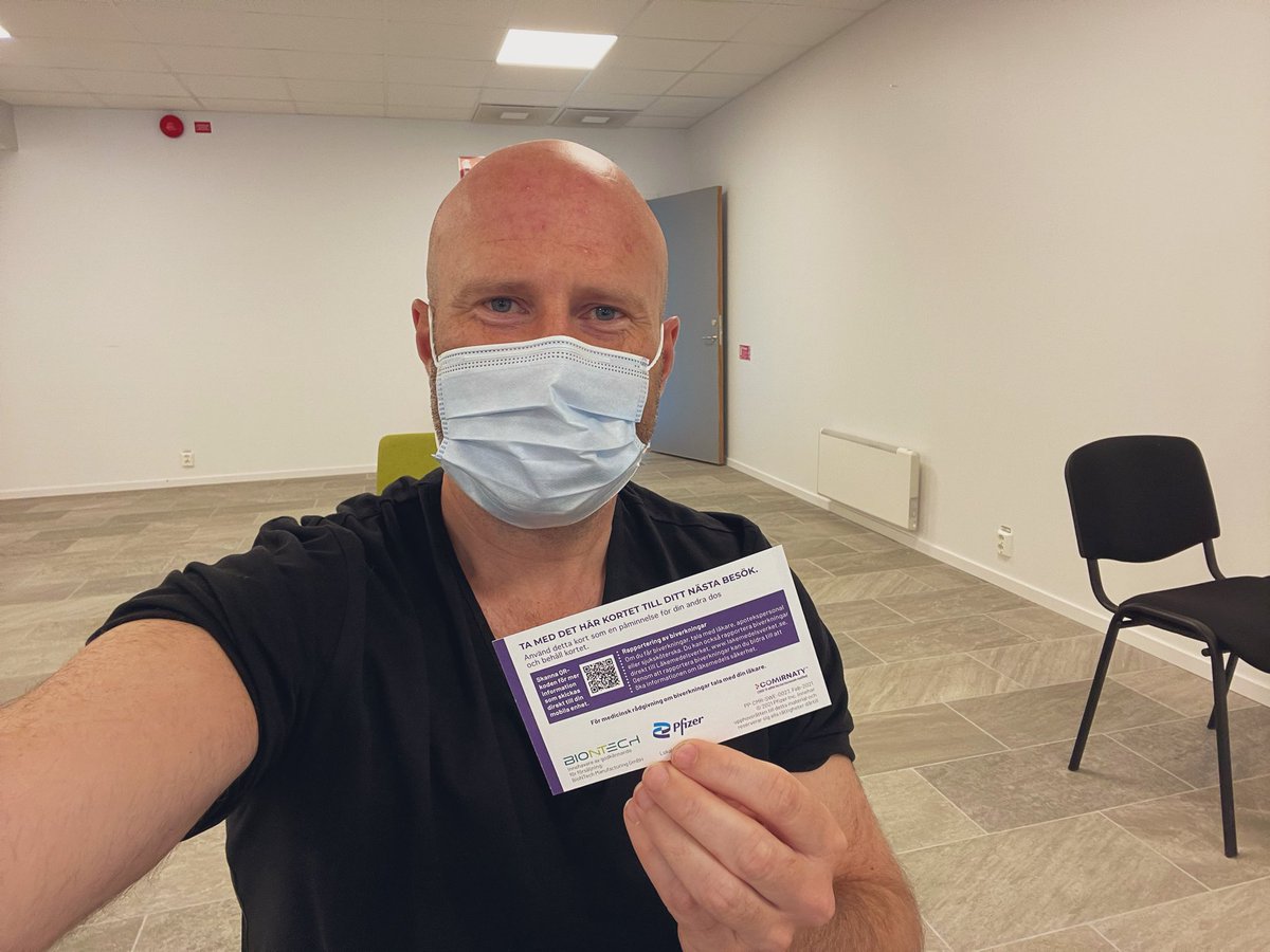 Nystucken! #vaccinated dos 1