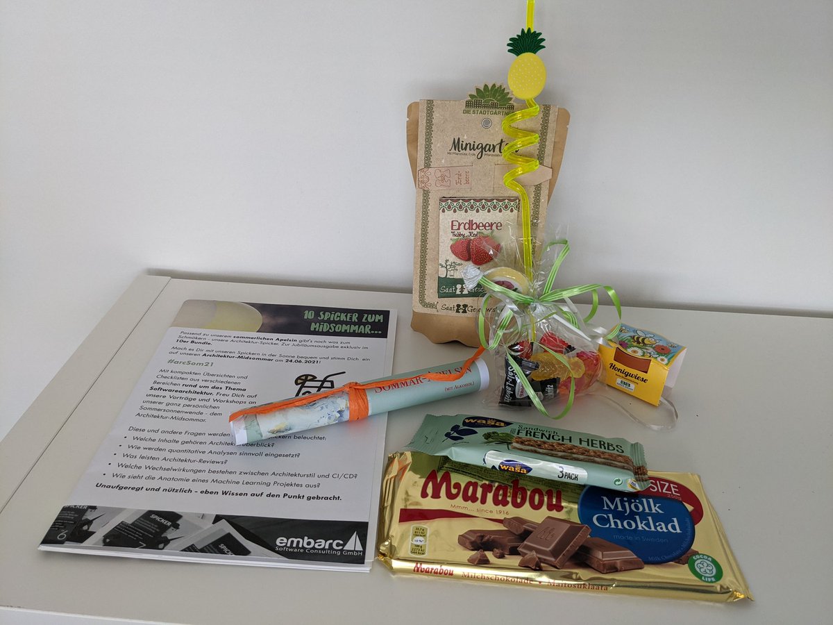 Elmar Juergens (@elmarjuergens) on Twitter photo Vielen lieben Dank an <a href="/embarced/">embarc Software Consulting GmbH</a> für das tolle Midsommar-Paket! Ich freue mich auf den 24. Juni :-) #ArcSom21 Vielen lieben Dank an <a href="/embarced/">embarc Software Consulting GmbH</a> für das tolle Midsommar-Paket! Ich freue mich auf den 24. Juni :-) #ArcSom21