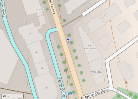 BugBilly's tweet image. Et pour les utilisateurs de #Vélo, la carte #CyclOSM qui utilise les données de #OSM est également à jour 

cyclosm.org/#map=19/43.715…