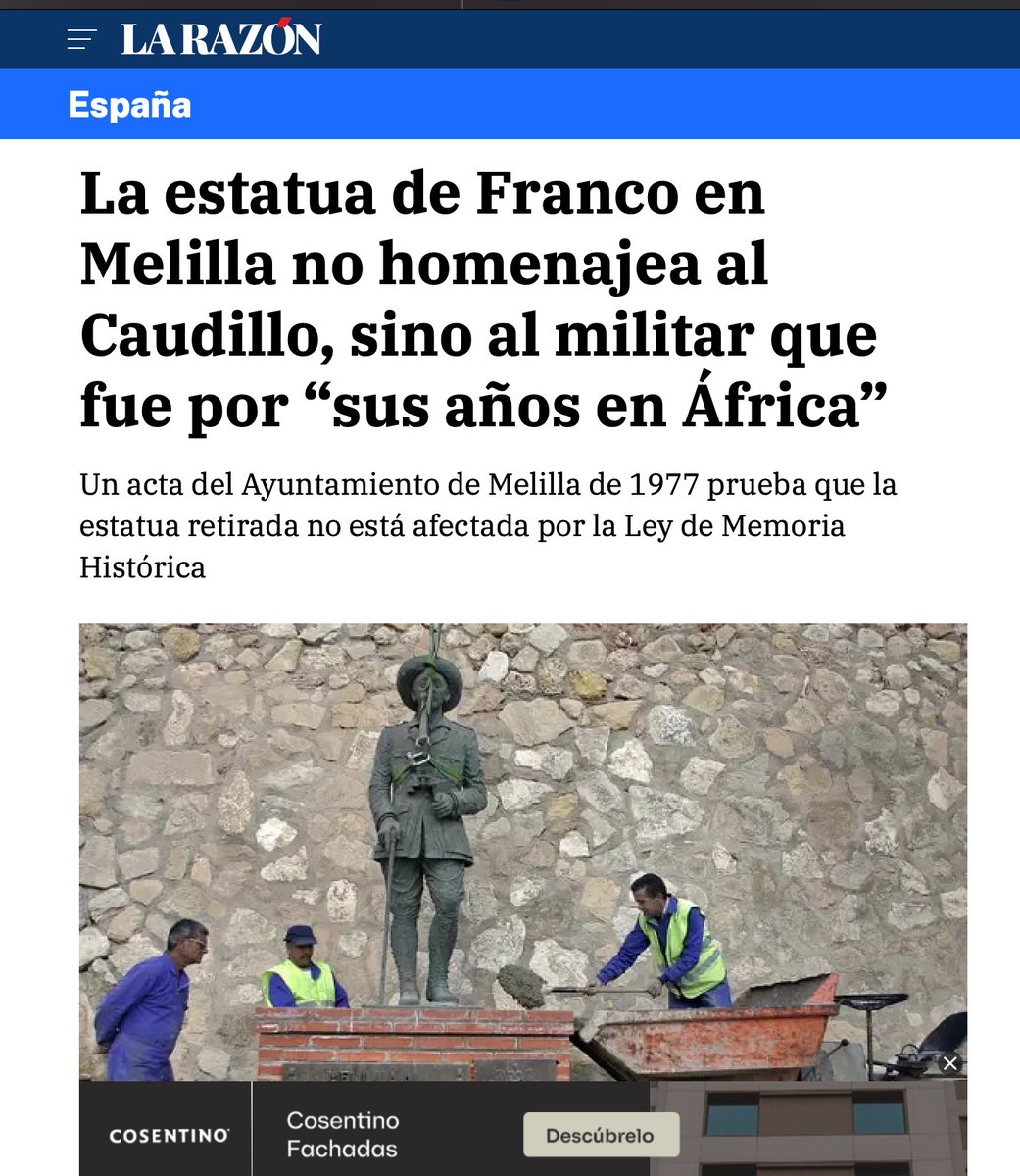 MiquelReal's tweet photo. Algú imagina el següent titular en Alemanya?:

Der Spiegel: "La estatua de Hitler en Munich no homenajea al Fhürer, sino al militar que fue por 'sus años en Baviera'"

Doncs en Espanya sí que passa: https://t.co/sAgEucI82f