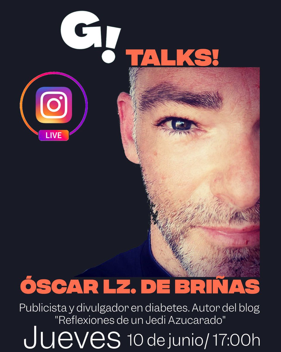 Mañana a las 17h, en nuestro perfil de Instagram, nueva G!TALKS…

Charlaremos con <a href="/JediAzucarado/">Jedi Azucarado</a> y te dejamos a continuación el link…

instagram.com/p/CP4xb6dKUen/…

Qué la fuerza nos acompañe! 

#glucoup #diabetesp #deporteydiabetes #deporte #deportes #tecnologiaydiabetes #maythe4th