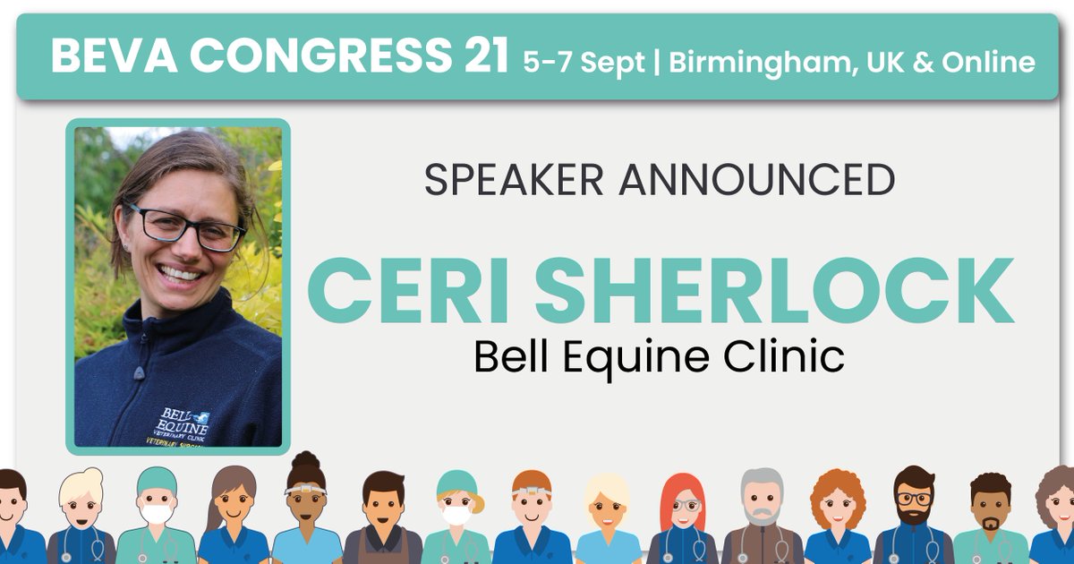 BEVA (@beva_news) on Twitter photo Very excited to welcome Ceri Sherlock as co-chair to this years Congress 2021. A Veterinary Surgeon <a href="/Bellequine/">Bell Equine Vets</a> she specialises in all types of surgery and plays an active role in the emergency service.
Find out more and check out our full programme:
ow.ly/ZnqJ50EWOVV Very excited to welcome Ceri Sherlock as co-chair to this years Congress 2021. A Veterinary Surgeon <a href="/Bellequine/">Bell Equine Vets</a> she specialises in all types of surgery and plays an active role in the emergency service.
Find out more and check out our full programme:
ow.ly/ZnqJ50EWOVV