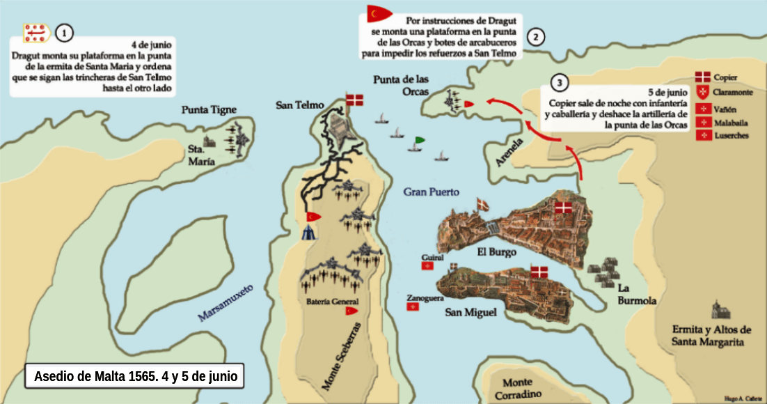 HistoCast's tweet photo. El famoso sitio de Malta de 1565 fue crucial, en este #HFile nuestro compañero @HugoACanete nos trae uno de sus episodios más impresionantes, el asedio del fuerte de San Telmo https://t.co/BKVJ1jZmyv https://t.co/mZgSJwvRnF