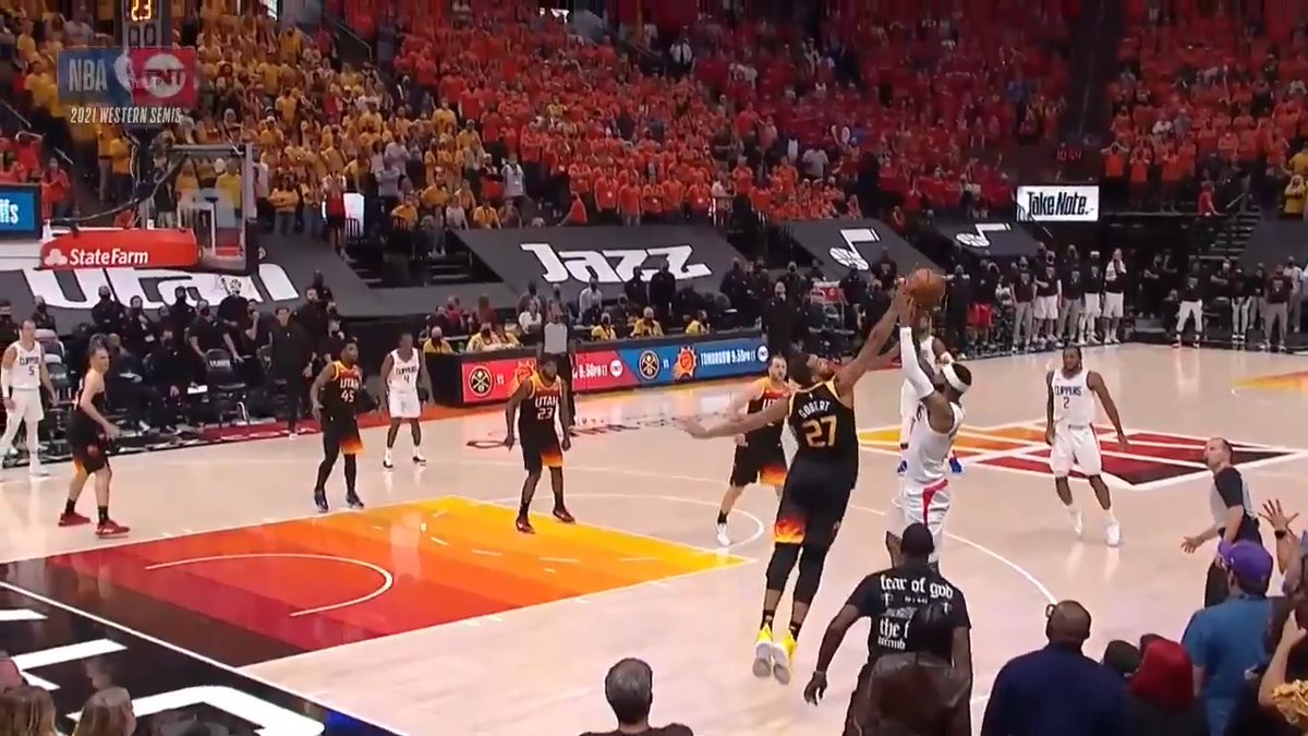 Rudy Gobert's game-sealing block is the #CloroxClutch play of the night! https://t.co/RVEij2VxMe #NBA