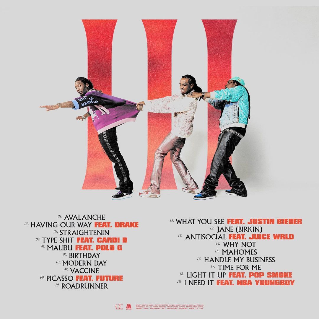 HitsRadioKe's tweet photo. @Migos set to release their most anticipated #Culture3 Album.
Listen live
https://t.co/49U47d055e
#ZaidiStorePOS #Loki #桐生ココ #victorialockdown #865วันมิวกลัฟมีกันและกัน #지민이없으면나어떡해 https://t.co/JgslMHgQW1