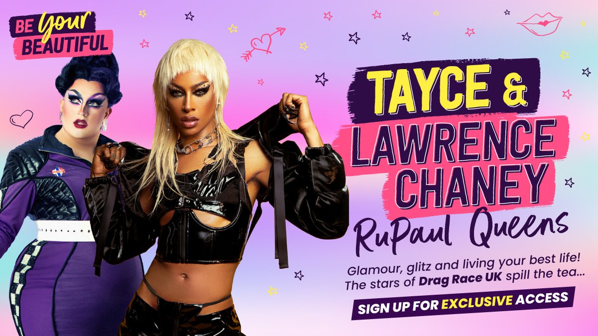 Exciting news! You can register to get exclusive content from Tayce <a href="/its_tayce/">TAYCE</a> and Lawrence Chaney <a href="/ShadyLawrence/">Lawrence Chaney</a> from RuPaul's Drag Race UK. They've chatted about everything from being a good ally to beauty and wellbeing JUST FOR US. 

Register 👉bluewater.co.uk/beyourbeautiful