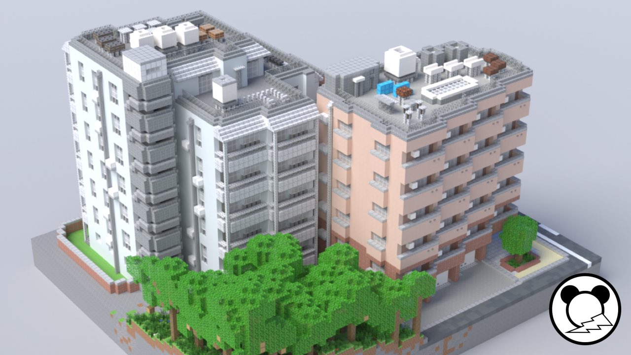 D エクレア らいがし マンションを作りました Minecraft建築コミュ Minecraftbuilds Minecraft T Co H2crwmdx8m Twitter
