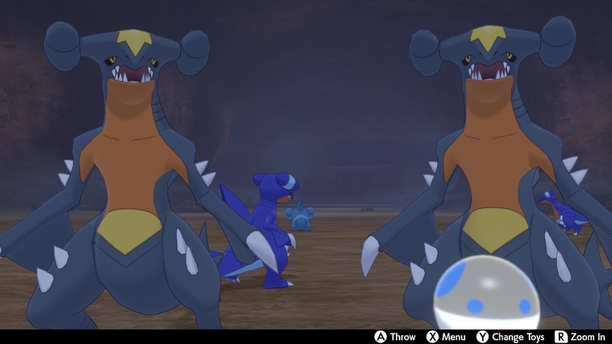 RoyalXIII's tweet photo. A long weekend of Shiny hunting #ShinyPokemon #Politoad #Gible #Gabite #Garchomp #PokemonSwordShield #NintendoSwitch https://t.co/wXnVBZ8NwK