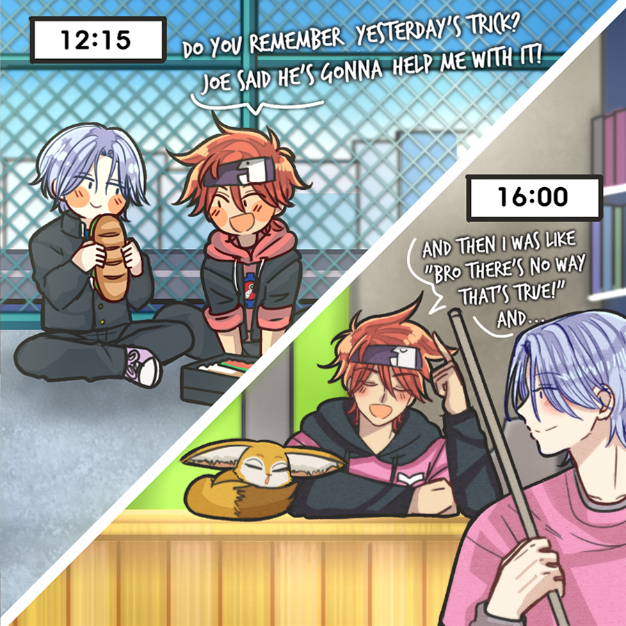 Langa is very determined to ask Reki out once and for all