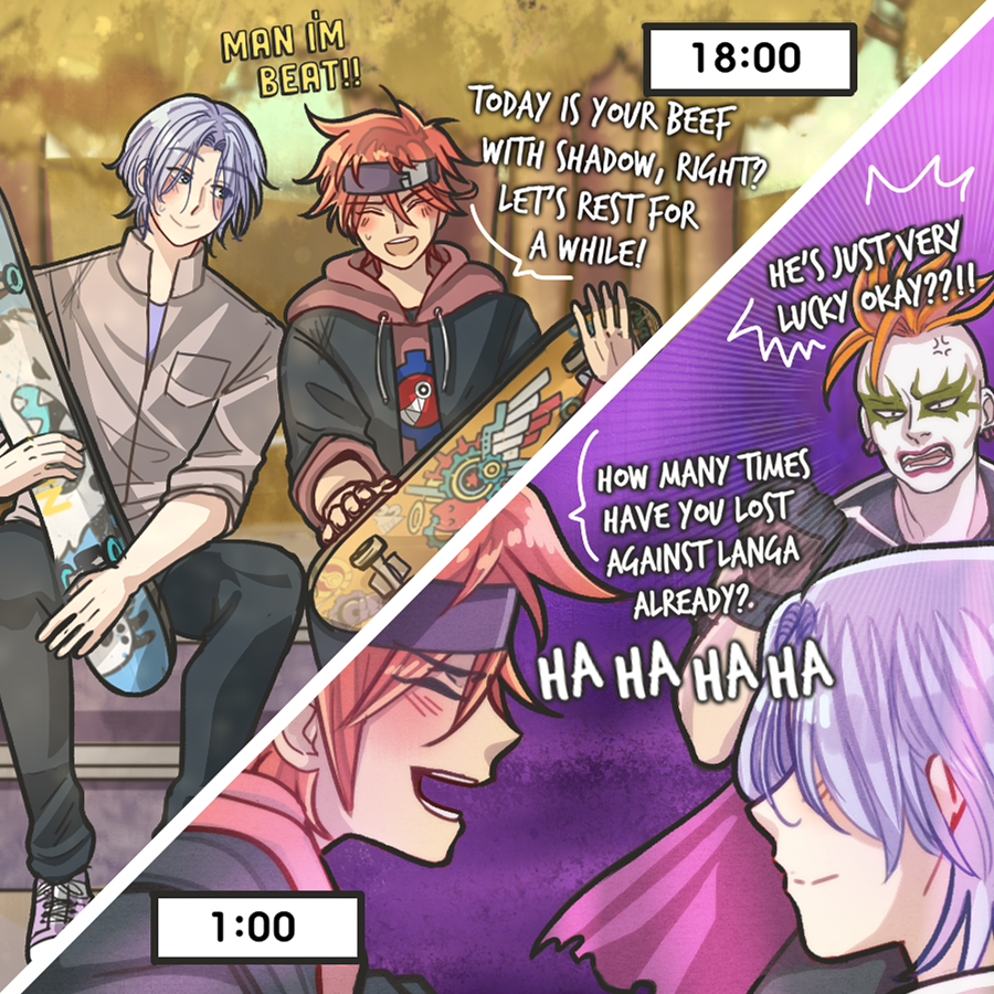 Langa is very determined to ask Reki out once and for all