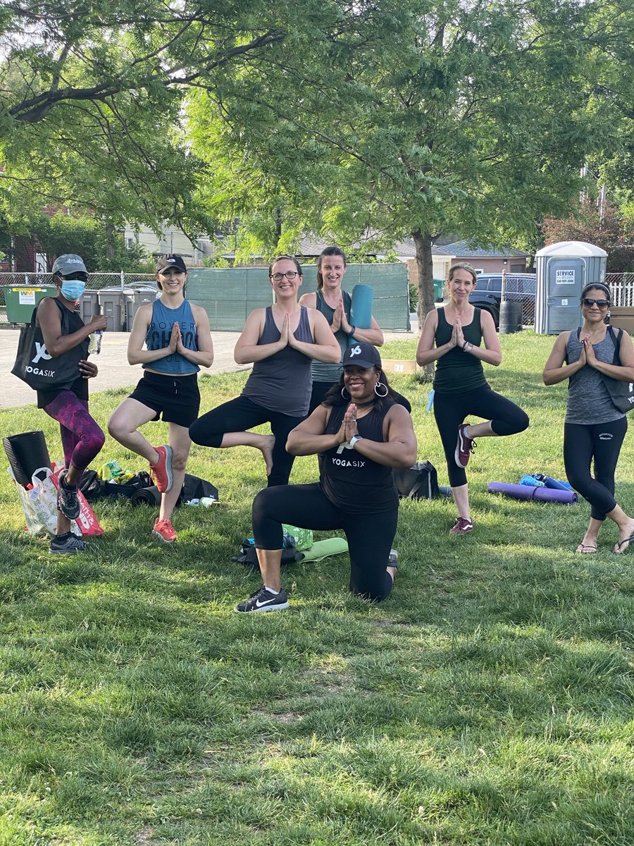 This staff yoga class with <a href="/Yoga_Six/">YogaSix</a> was a peaceful end to the school year. Thank you to the 12 community partners who supported our persistent, amazing and hard working D97 staff members by offering wellness sessions during what was surely a memorable year!! #weared97 #oakpark97