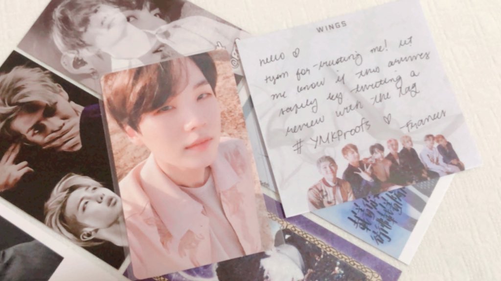 yoonjinsells's tweet photo. #YMKProofs
Tear Y Yoongi arrived today too!! Thank you france for the yoonjinkook freebies T^T yoongi arrived safely π€@ymkpulls https://t.co/mML4h0Ur16