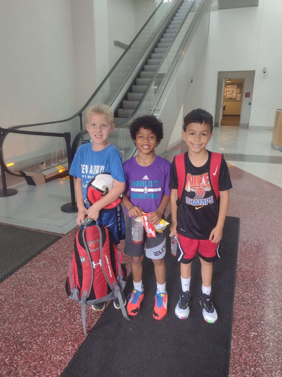 Basketball camp this week at the Yum Center with three of my favorite <a href="/NorthavenEagles/">Northaven Elementary</a>!  I pick the Eagles for the road to the Final Four. <a href="/BethValentine/">Beth Valentine</a> #OneShiningMoment