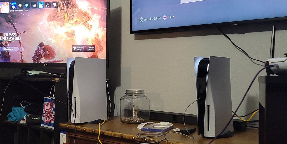 MsMuffin88's tweet photo. Thank you again for everything you guys are doing for us gamers! His and Her PS5s thanks to @mattswider @CameronRitz @jakerandall in less than 2 weeks you helped us get 2 PS5s! Don't give up gamers, there is hope!! https://t.co/9rkYW6WZO1