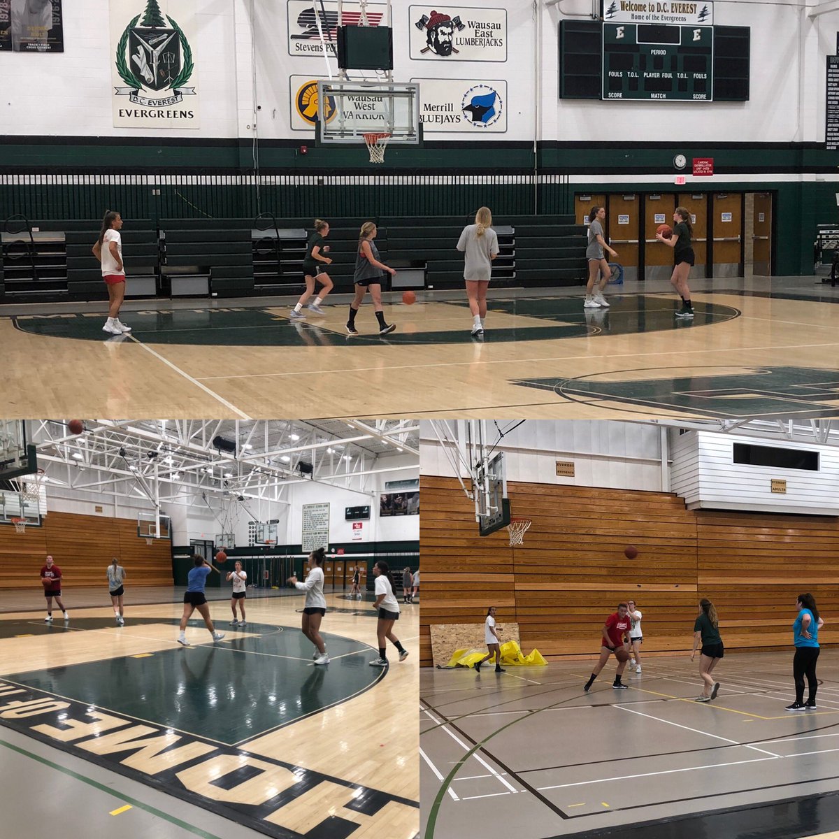 Schill_12's tweet photo. What a great first day of open gym to start the summer. Excited to see what the future holds. “Write the future.” @EverestGirlsBB https://t.co/qvMEqOjjom
