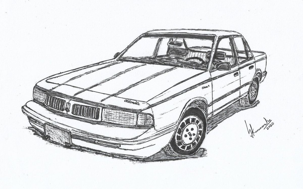 artist_lahiru's tweet photo. 1993 Oldsmobile Cutlass Ciera S #oldsmobile #cutlass #ciera #90s #retro #cars #carart #drawing #sketch #penandink #freehand #nogrid #artwork #artist #art #traditionalart #drawtodrive #american #gm #pendrawing #inkdrawing #inkart #inked #blackandwhite #carartist #illustration #ink https://t.co/cLJ7qkHooF