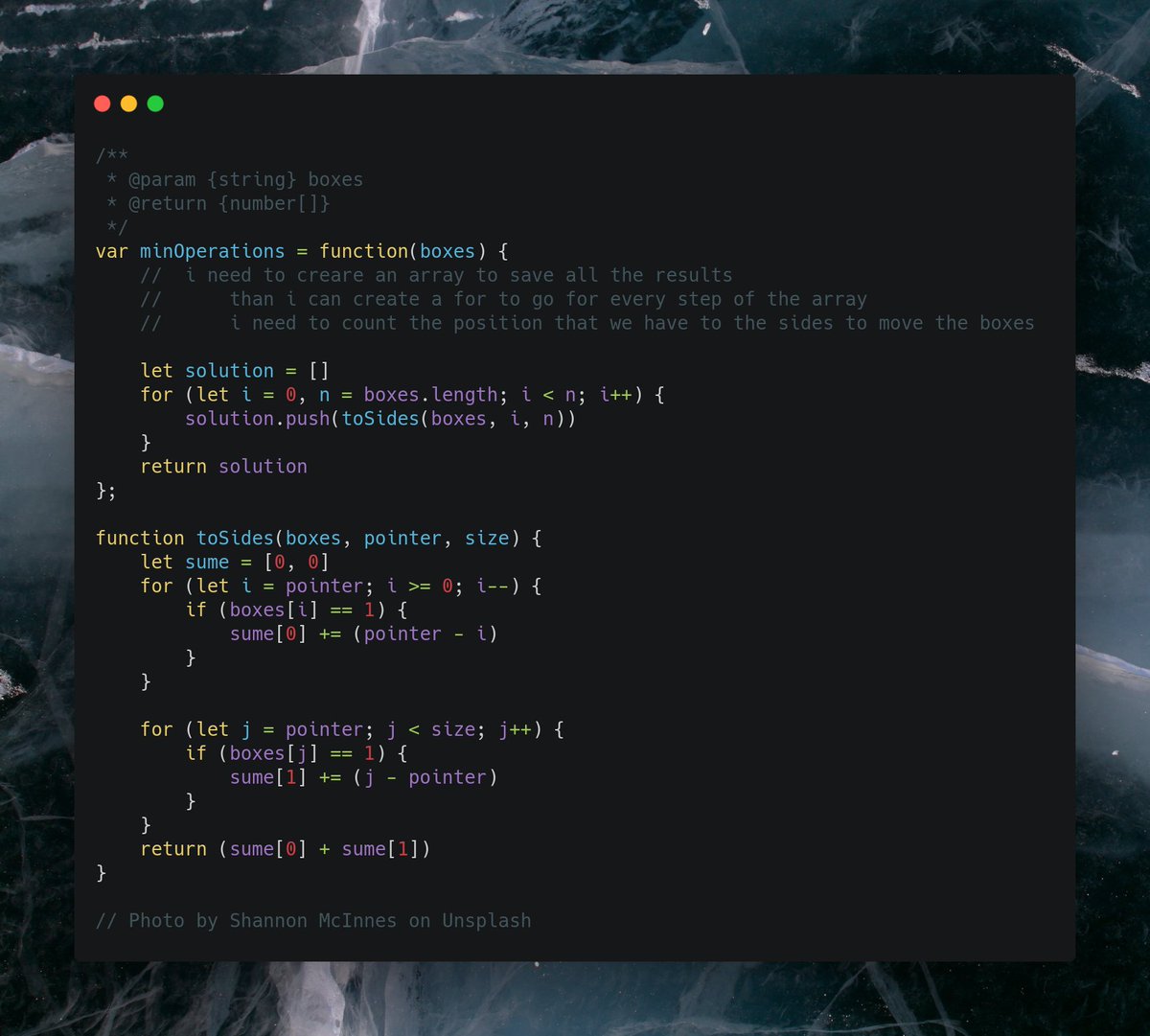 marioarrioladev's tweet photo. Minimum Number of Operations to Move All Balls to Each Box
I need to use less memory here :), time: 25 minutes now trying to measure the time that spends solving medium, still a long road ahead, but happy whit my results so far.
#CodeNewbie #100DaysOfCode #javascript #leedcode https://t.co/Idc5ghfOag