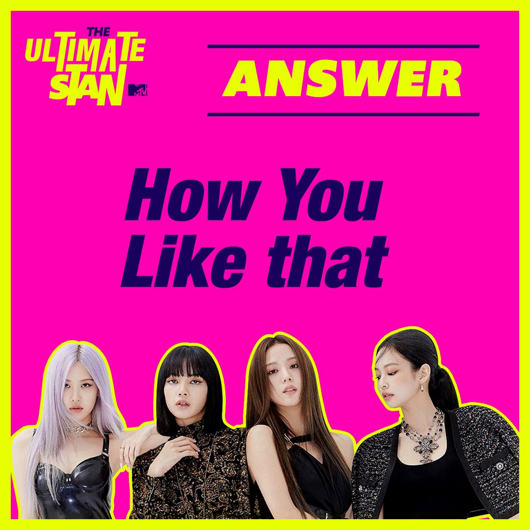 mtvasia's tweet photo. easy peasy, amirite?
#MTVTheUltimateStan #BLACKPINK #MTVUltimateStan #BLINK https://t.co/q3apcSs0S5
