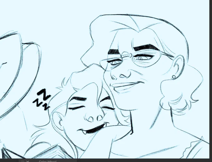 i know they probably dont sleep canonically but shhhh let me have this. 