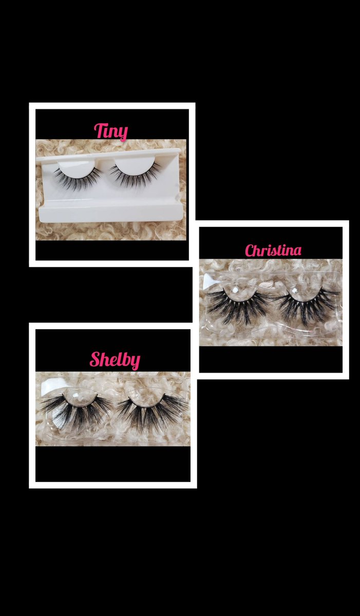 All lashes are $5, Cruelty Free and Vegan.

If you would like to order just DM me with the lashes you would like to order as well as your mailing address and email.
#falslashes #fauxminklashes #curltyfree #vegan #crlashes2021 #makeupartistsworldwide  #smallbusiness #indiebrand