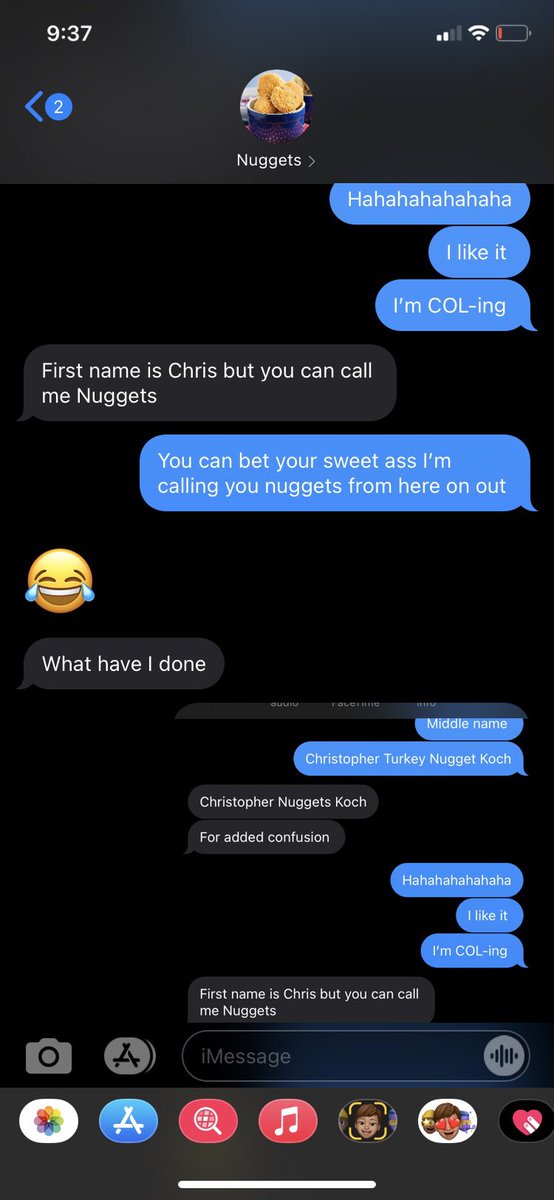 itsruddlezbetch's tweet image. When you and your boyfriend are so silly that he now is under the name Nuggets in your phone with contact pic that goes accordingly

I have lol’d all day bc I’ve been texting nuggets