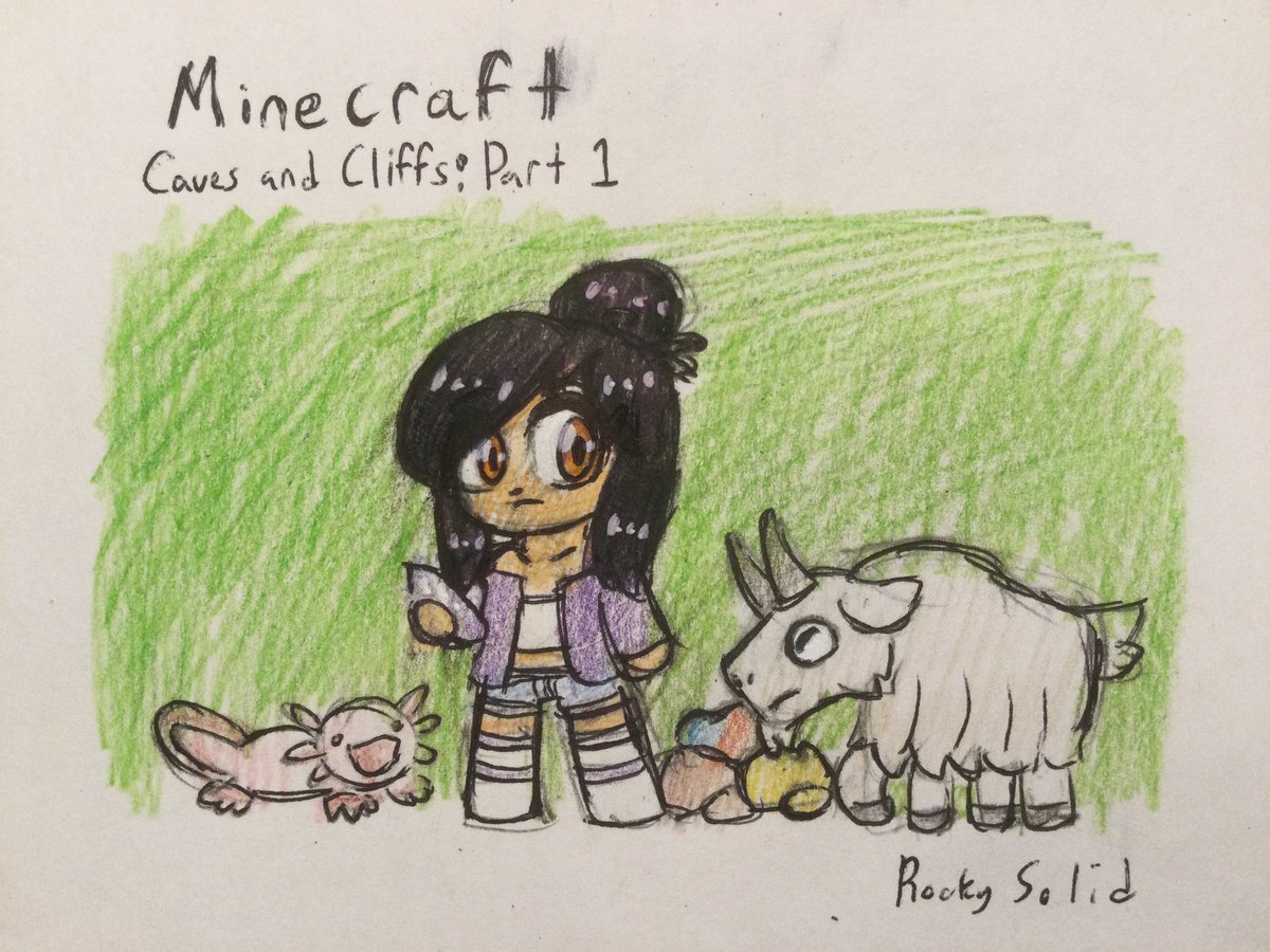 RealRockySolid's tweet image. Part 1 of Minecraft’s newest update has finally arrived. I’m looking forward to this winter for the second part. #Minecraft #CaveUpdate #CavesAndCliffs #CavesAndCliffsPart1 #CavesAndCliffsUpdate #Aphmau #AphFeat
@_Aphmau_ @JasonBravura @Minecraft