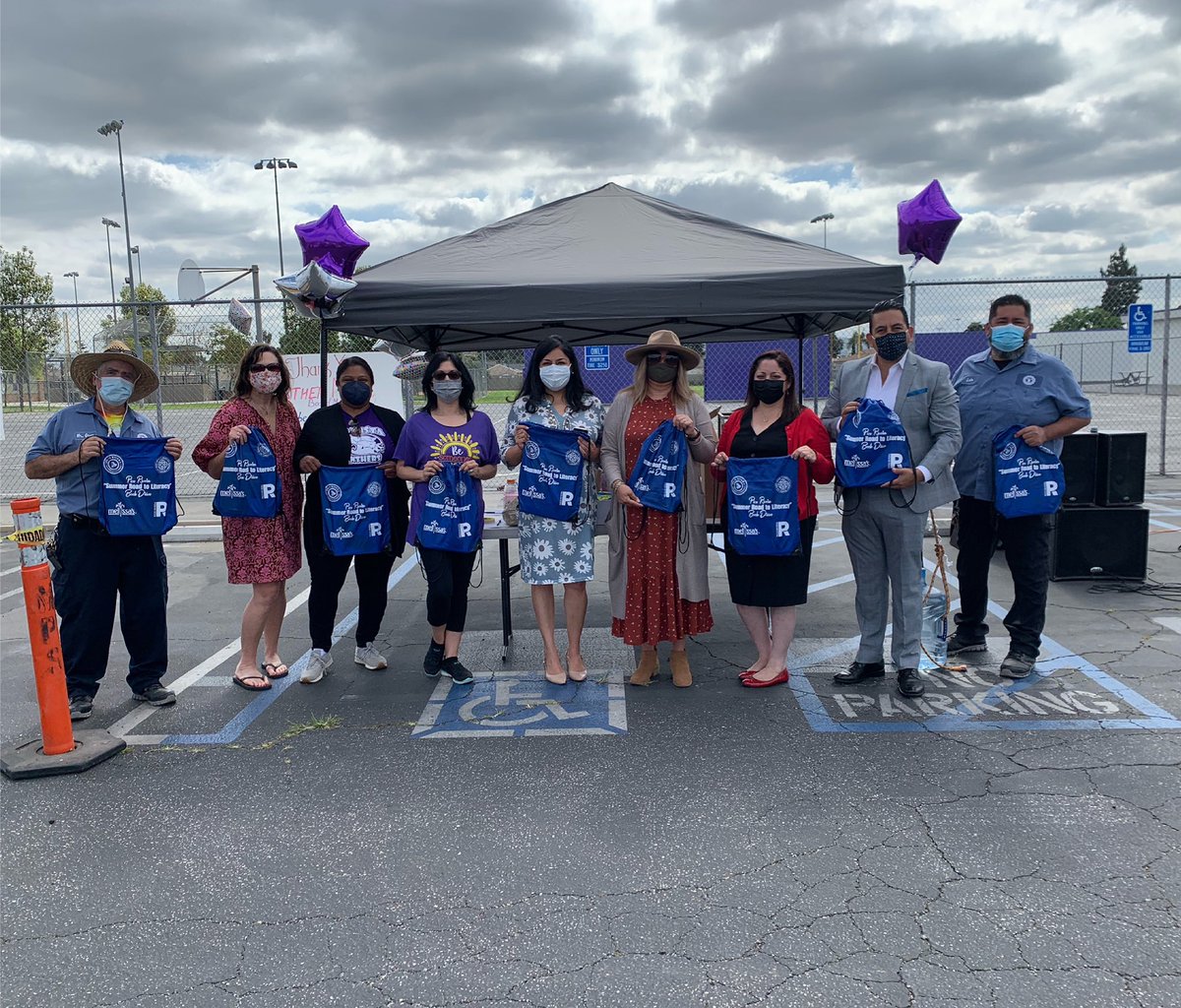 Kinder Book Give Away <a href="/RioVistaERUSD/">RioVistaERUSD</a> 2021!  Reading will take our Mighty Kinder Panthers to many places.  Thank you Board member <a href="/EstherMejia/">Esther Mejia</a> &amp; City Chamber of Commerce for making this event possible!  <a href="/RV_Panthers_PTO/">Rio Vista PTO</a> <a href="/ElRanchoSchools/">El Rancho Schools</a> <a href="/AVID4College/">AVID</a> <a href="/PBIS_CA/">California PBIS</a> <a href="/PicoRiveraCity/">City of Pico Rivera Official</a>