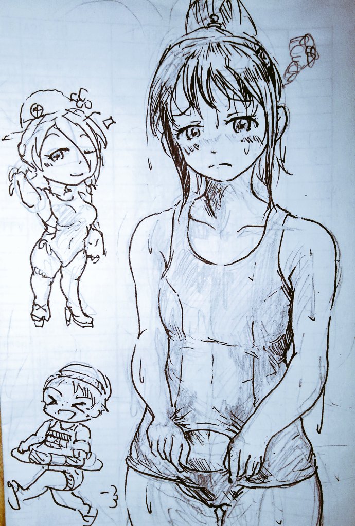 休憩落書き
うちの子達の水着事情

っていうか旧スクをむっこに着せたかっただけ 