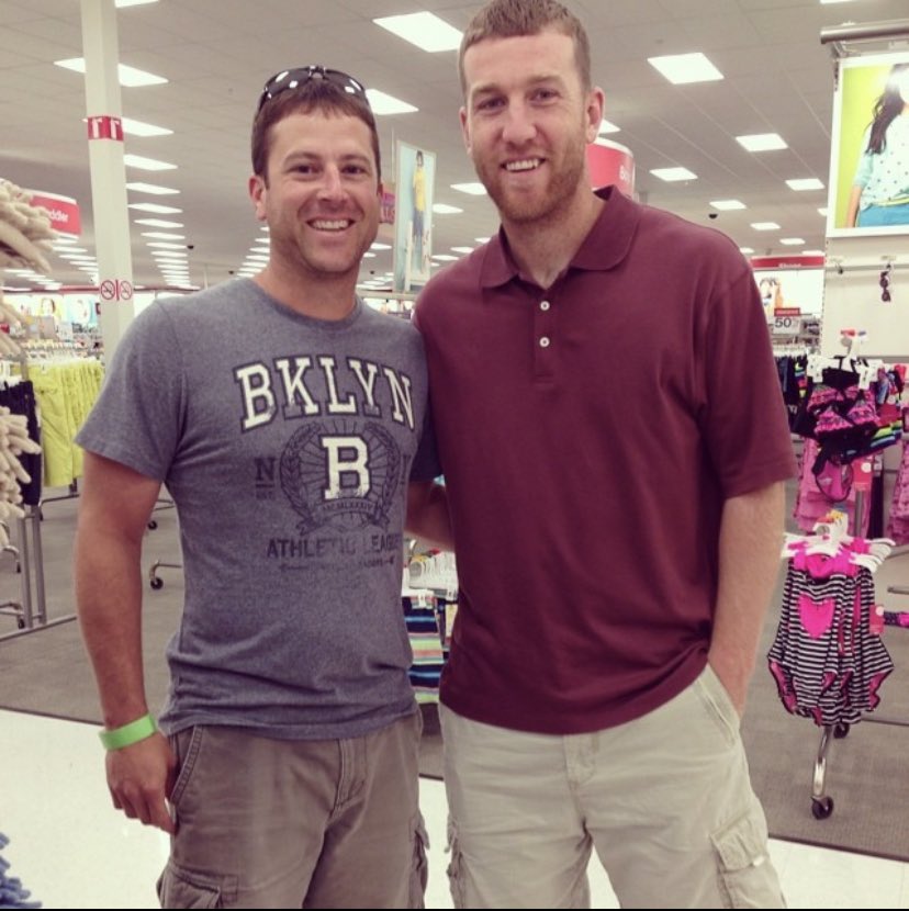 DeeWard13's tweet photo. @FlavaFraz21 Simply amazing video, bro. Laura loved it! Thank you! And here’s our pic. 😂 Always crazy NKY Target! https://t.co/jCmkjPFSnE