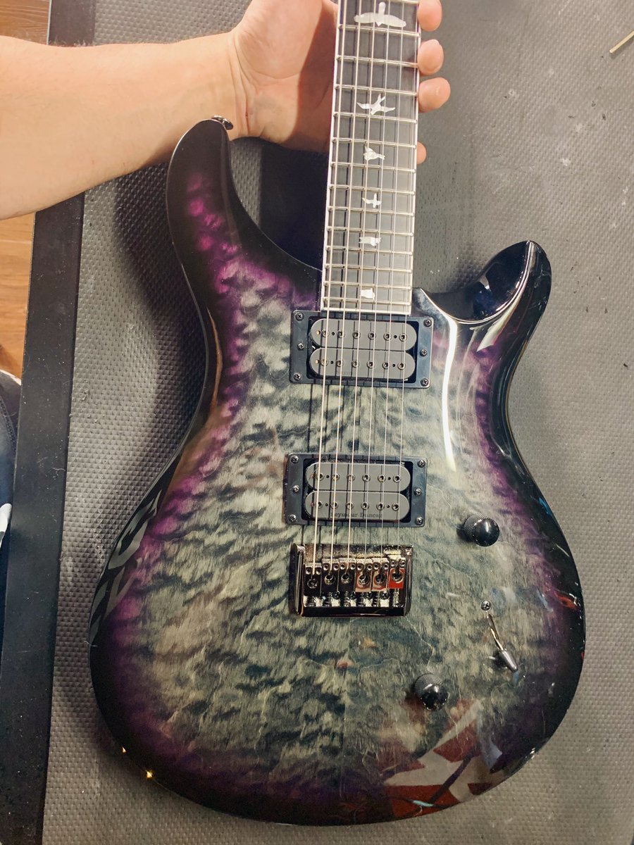 SDGuitarRepairs's tweet photo. set up and nut upgrade on another @prsguitars @markperiphery π₯ #prs #prsmarkholcomb #markholcomb #periphery #prsguitars https://t.co/zsuAD0XfgD