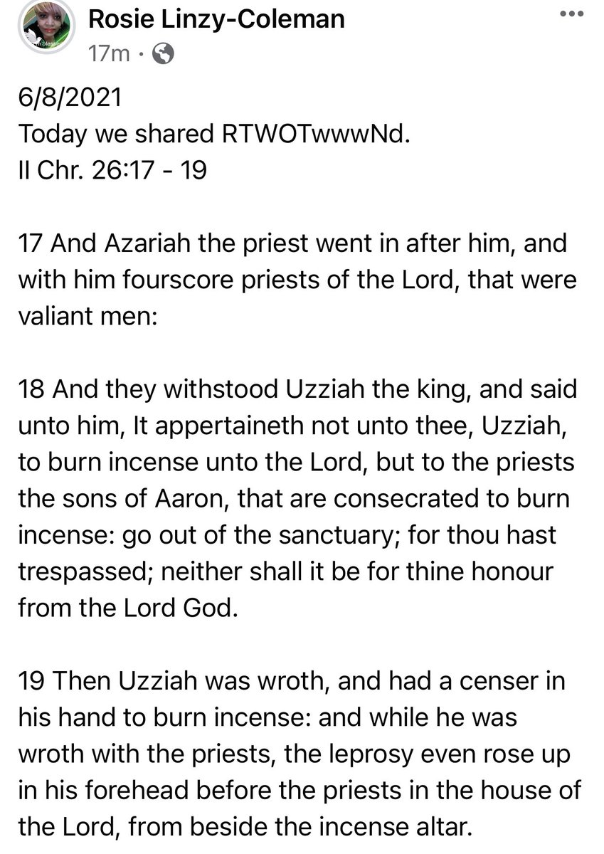 rcolema75's tweet image. 6/8/2021
#No #man is above the law of the land and #RepublicansInCongress, McConnell, their judges, their SCOTUS Justices, church folk that support them, their base, the Trump family, former AGBarr and Donald Trump #WILL HAVE TO ANSWER TO GOD for their EVIL! #Believe in God!